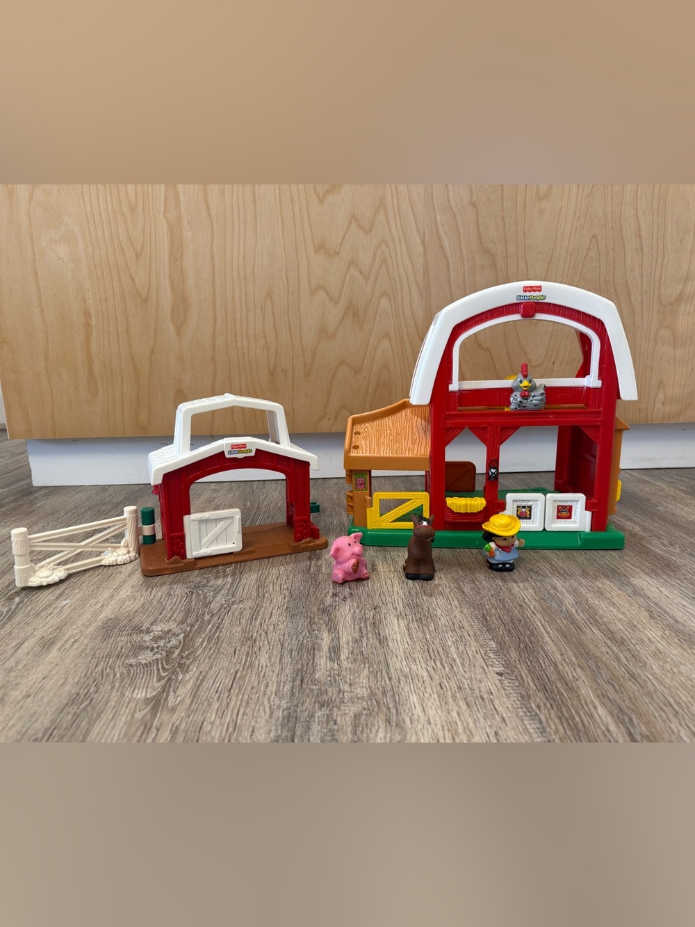 Vintage Little People Animal Sounds Farm & Accessories